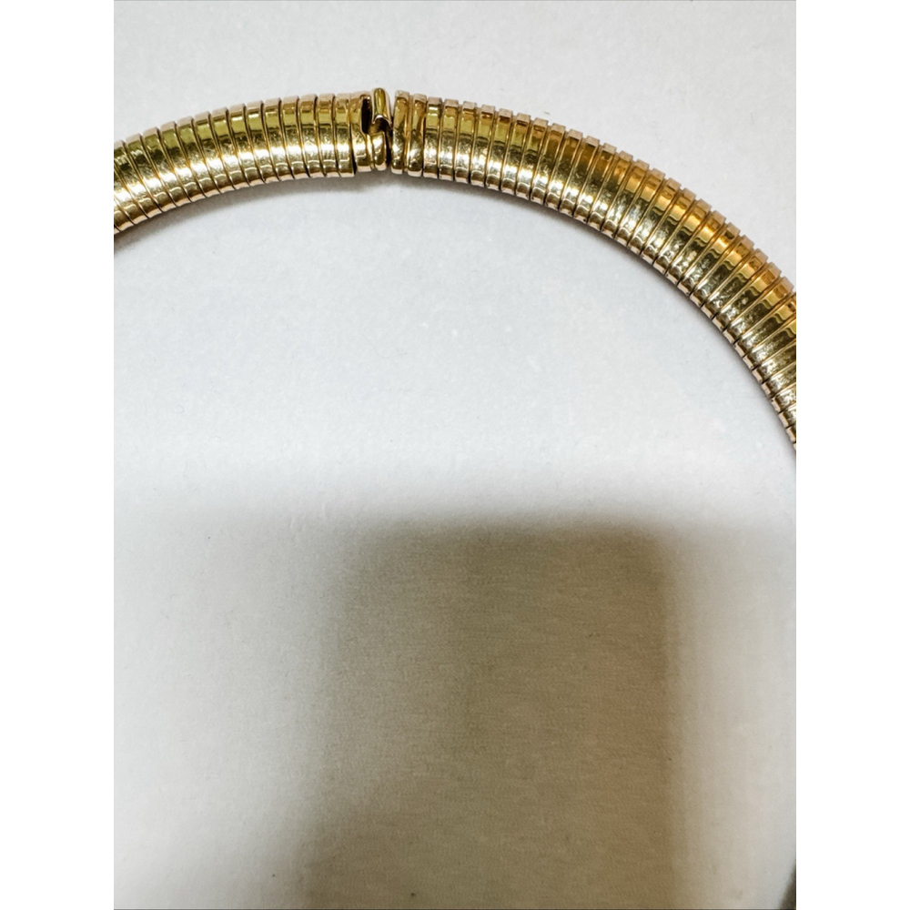 Vintage AVON Gallery Originals Alexandria Gold Tone Flexible Snake Choker - Picture 4 of 6